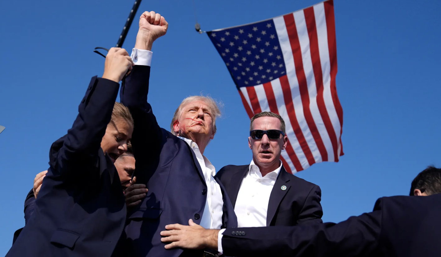 视频！特朗普宾州竞选集会被枪击！险些被击毙！枪手已死亡